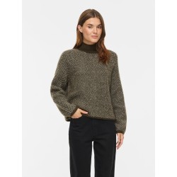 VILORY top in maglia con collo alto e maniche raglan
