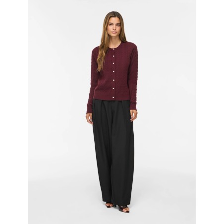 VIKERRY Zopfstrick-Cardigan für Damen
