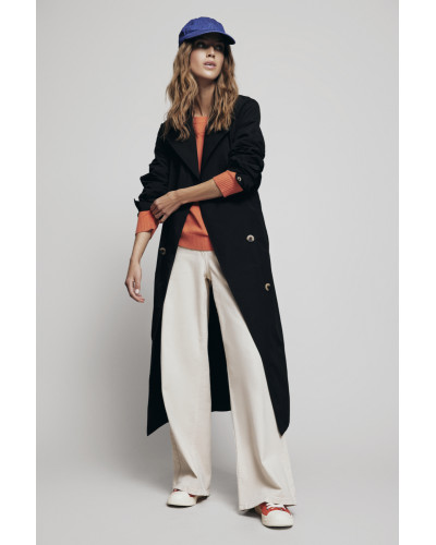 VIMERSIN LONG TRENCHCOAT - NOOS