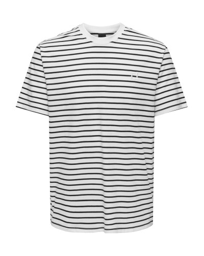 ONSHENRY REG STRIPE SS TEE NOOS