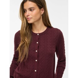 Cardigan VIKERRY in maglia a trecce da donna