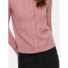 VIKERRY CABLE L/S KNIT CARDIGAN-NOOS