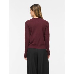 VIKERRY Zopfstrick-Cardigan für Damen