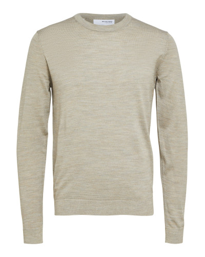 SLHTOWN MERINO COOLMAX KNIT CREW B NOOS