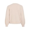 VITULI O-NECK L/S DOT KNIT TOP-NOOS