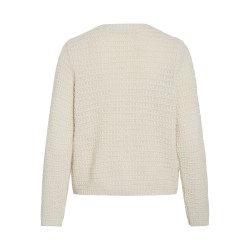 VISELINA Strick-Cardigan mit Rundhalsausschnitt