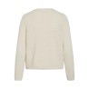Cardigan VISELINA in maglia con scollo rotondo