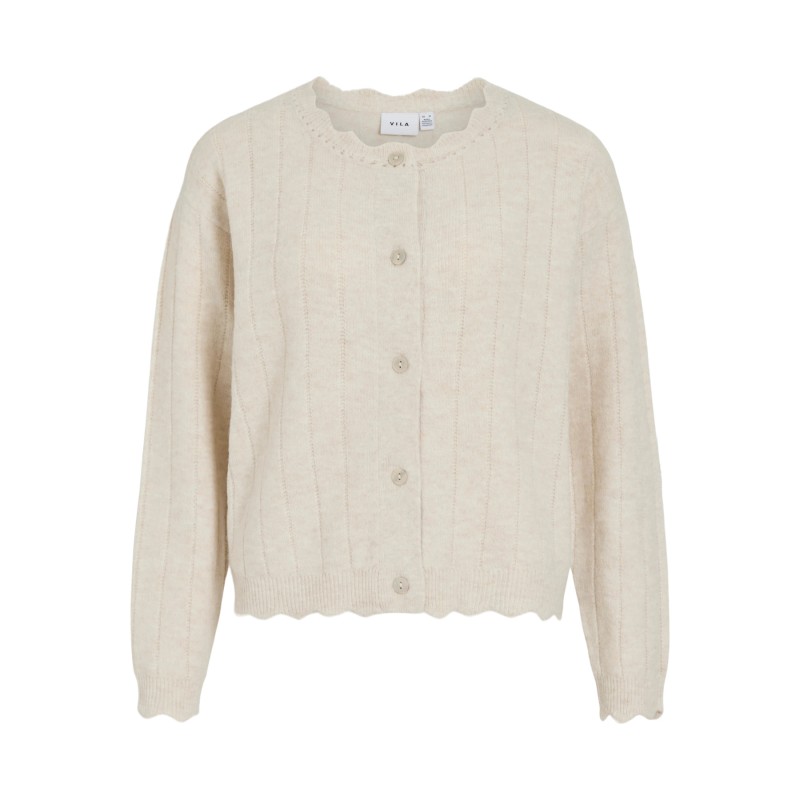 VIMARTI Strick-Cardigan mit Rundhalsausschnitt