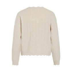 VIMARTI Strick-Cardigan mit Rundhalsausschnitt