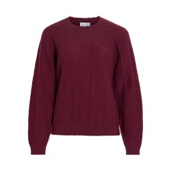 VITULI O-NECK L/S KNIT TOP/PB