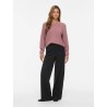 VITULI O-NECK L/S KNIT TOP/PB