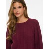 VITULI top in maglia di poliestere riciclato