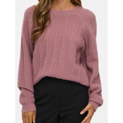 VITULI O-NECK L/S KNIT TOP/PB