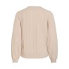 VITULI O-NECK L/S KNIT TOP/PB