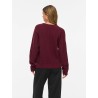 VITULI O-NECK L/S KNIT TOP/PB