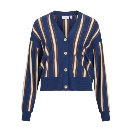 VILUCINA Cardigan in maglia con scollo a V