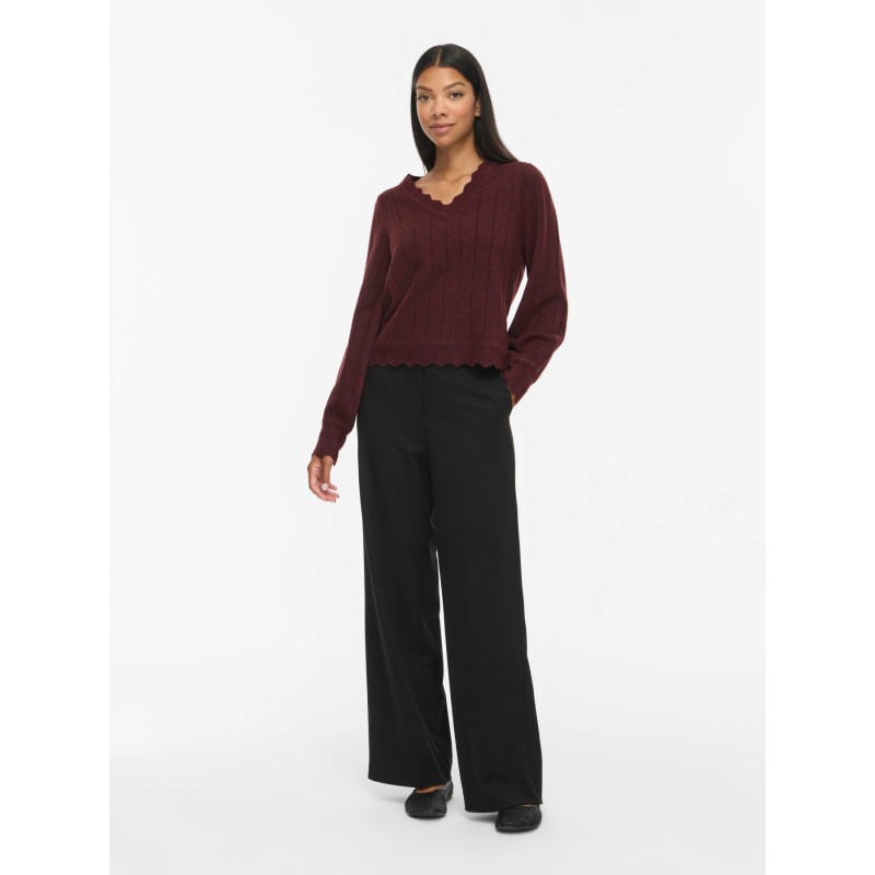 VIZIRA top in maglia con scollo a V | ModeWerk