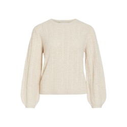 Viliga Pointelle Strickpullover für Damen
