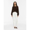 VILIGA POINTELLE L/S O-NECK TOP -NOOS