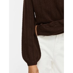 Viliga Pointelle Strickpullover für Damen