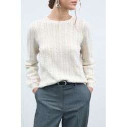 Viliga Pointelle Strickpullover für Damen