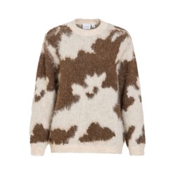 VIVENLA Pullover mit Jacquarddetail