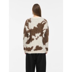 VIVENLA Pullover mit Jacquarddetail