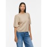 VIEMI top in maglia con scollo rotondo