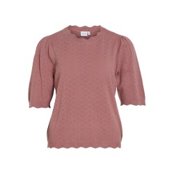 VIEMI top in maglia con scollo rotondo