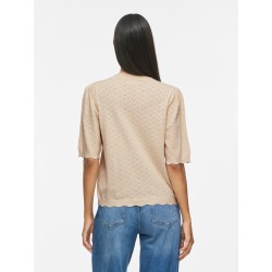 VIEMI top in maglia con scollo rotondo
