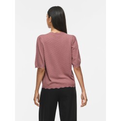 VIEMI Stricktop mit Rundhalsausschnitt