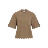 VINIKOLINA O-NECK 2/4 KNIT TOP - NOOS