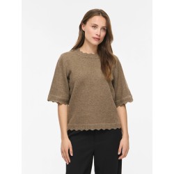 Top in maglia VINIKOLINA con scollo girocollo