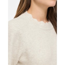 VINIKOLINA O-NECK 2/4 KNIT TOP - NOOS