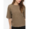 VINIKOLINA Stricktop mit Rundhalsausschnitt