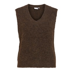 VILAMPE Gilet in maglia con scollo a V