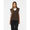 VILAMPE Gilet in maglia con scollo a V