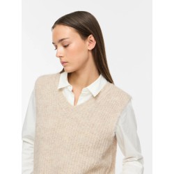 VILAMPE Gilet in maglia con scollo a V