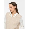 VILAMPE Gilet in maglia con scollo a V