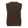 VILAMPE Strickweste mit V-Ausschnitt