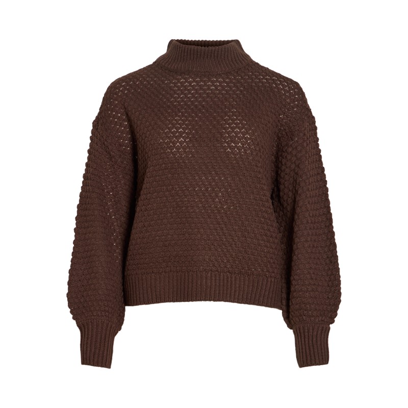 VILIOMY Strickpullover mit hohem Kragen