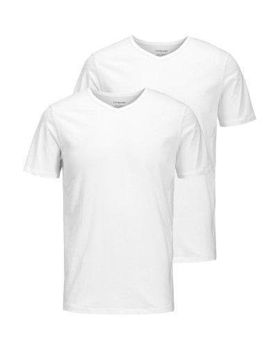 JACBASIC V-NECK TEE SS 2 PACK NOOS