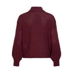 VILIOMY Strickpullover mit hohem Kragen