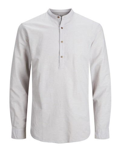 JPRBLASUMMER HALF PLACKET SHIRT L/S SN