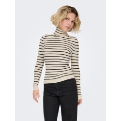 ONLKAROL pullover donna a collo alto
