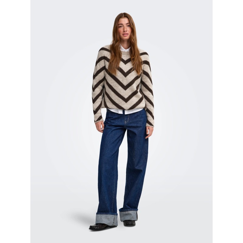 ONLELIZA Strickpullover mit Rundhalsausschnitt