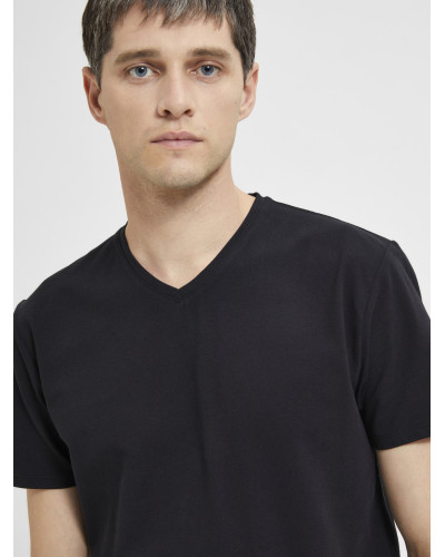 SLHAEL SS V-NECK TEE NOOS