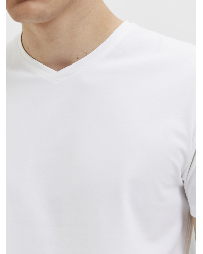 SLHAEL SS V-NECK TEE NOOS