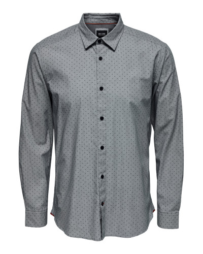 ONSDEON SLIM CTN DITSY LS SHIRT CS