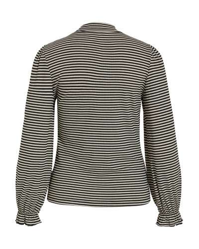 VISABIA HIGH NECK L/S TOP/PB